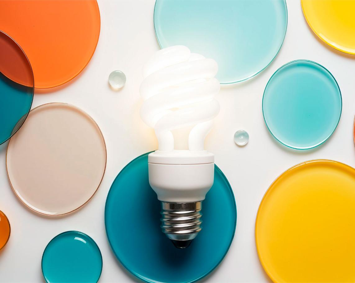 Fábrica com braços robóticos operando esteiras e máquinas modernas.